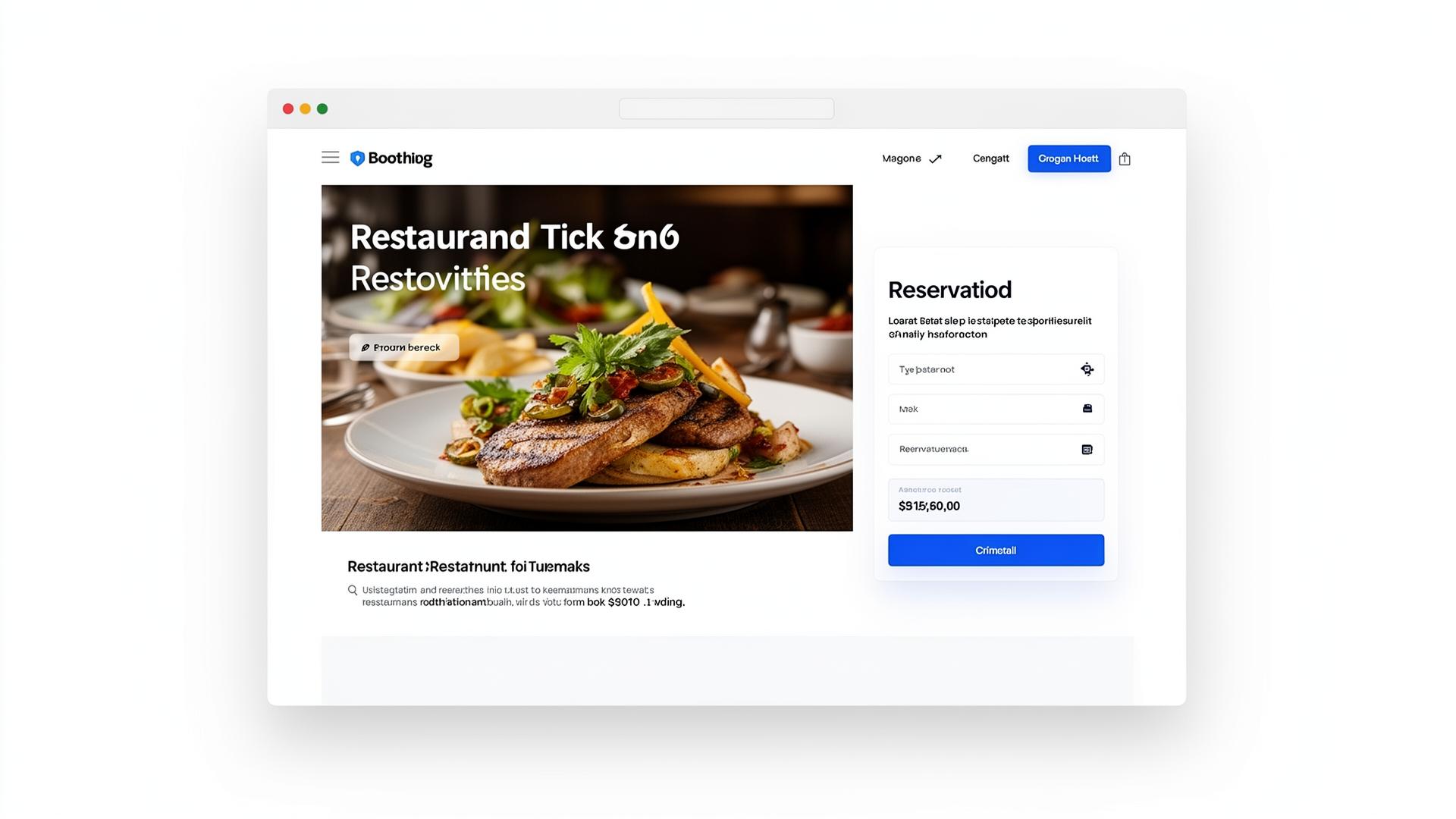 Modern restaurant website built by Prime Pixel